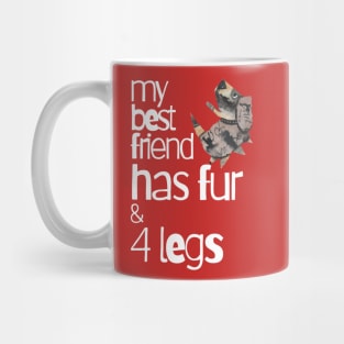 Dogs, My Best Friend Has Fur And Four Legs Mug